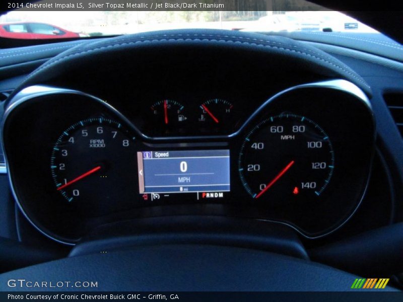 Silver Topaz Metallic / Jet Black/Dark Titanium 2014 Chevrolet Impala LS