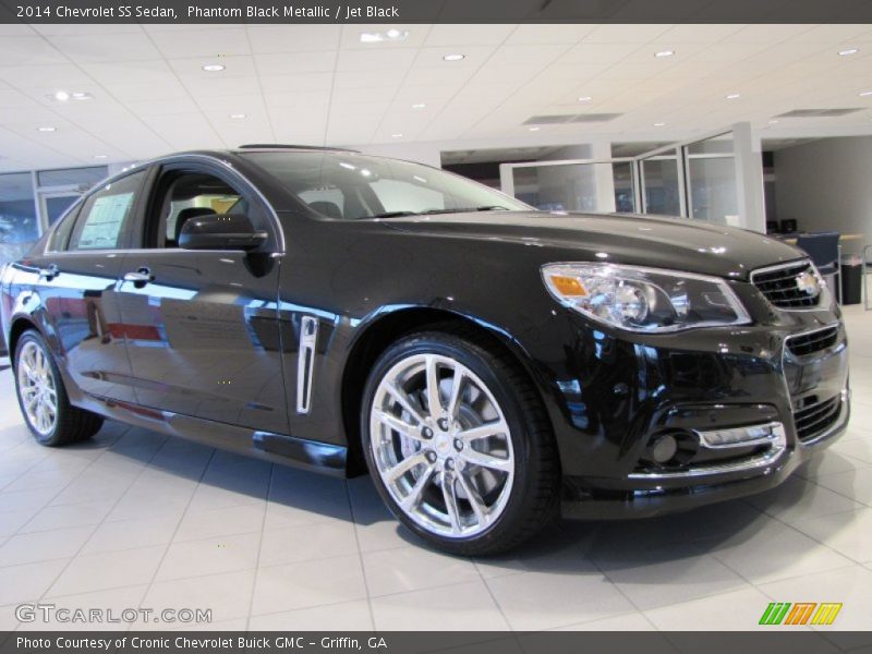 Phantom Black Metallic / Jet Black 2014 Chevrolet SS Sedan