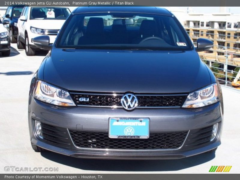 Platinum Gray Metallic / Titan Black 2014 Volkswagen Jetta GLI Autobahn