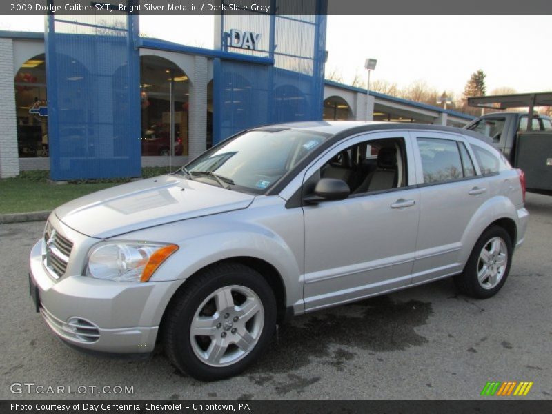 Bright Silver Metallic / Dark Slate Gray 2009 Dodge Caliber SXT