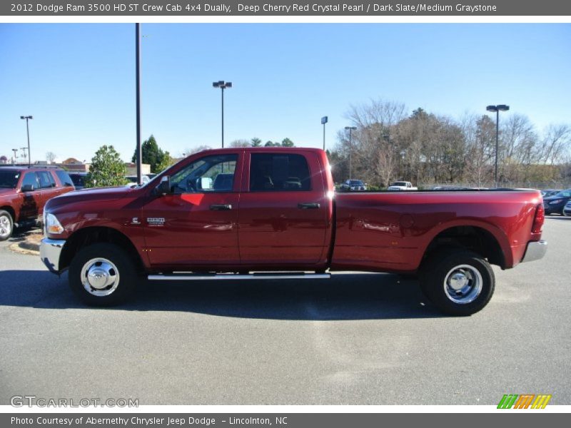 Deep Cherry Red Crystal Pearl / Dark Slate/Medium Graystone 2012 Dodge Ram 3500 HD ST Crew Cab 4x4 Dually