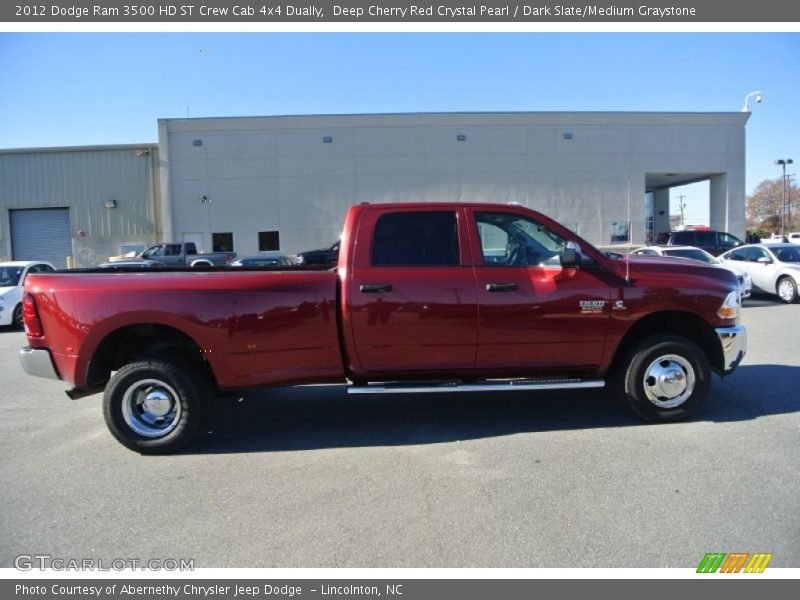 Deep Cherry Red Crystal Pearl / Dark Slate/Medium Graystone 2012 Dodge Ram 3500 HD ST Crew Cab 4x4 Dually