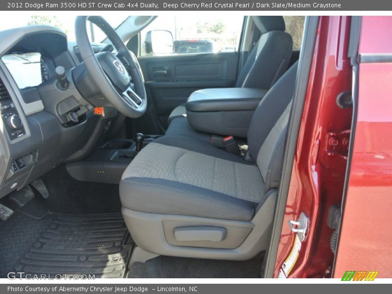 Deep Cherry Red Crystal Pearl / Dark Slate/Medium Graystone 2012 Dodge Ram 3500 HD ST Crew Cab 4x4 Dually