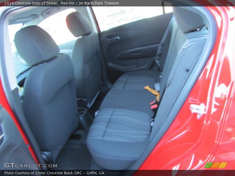 Red Hot / Jet Black/Dark Titanium 2014 Chevrolet Sonic LT Sedan