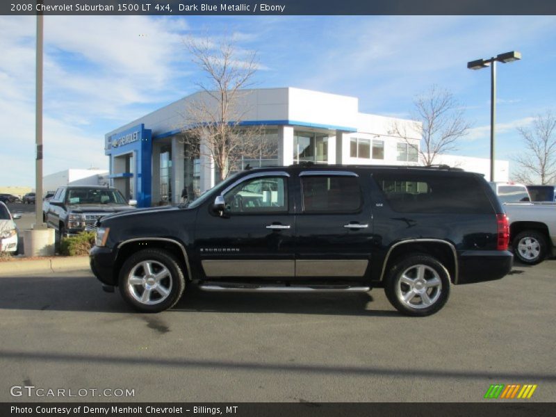 Dark Blue Metallic / Ebony 2008 Chevrolet Suburban 1500 LT 4x4