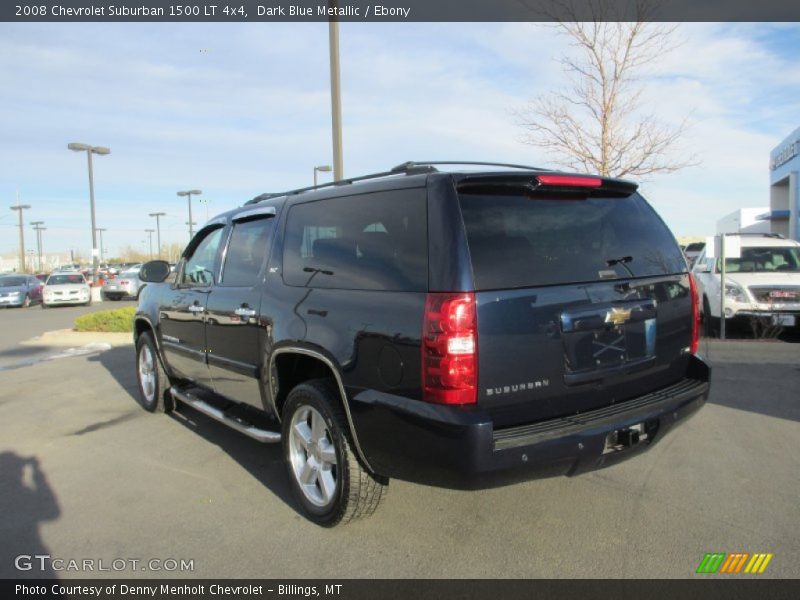 Dark Blue Metallic / Ebony 2008 Chevrolet Suburban 1500 LT 4x4