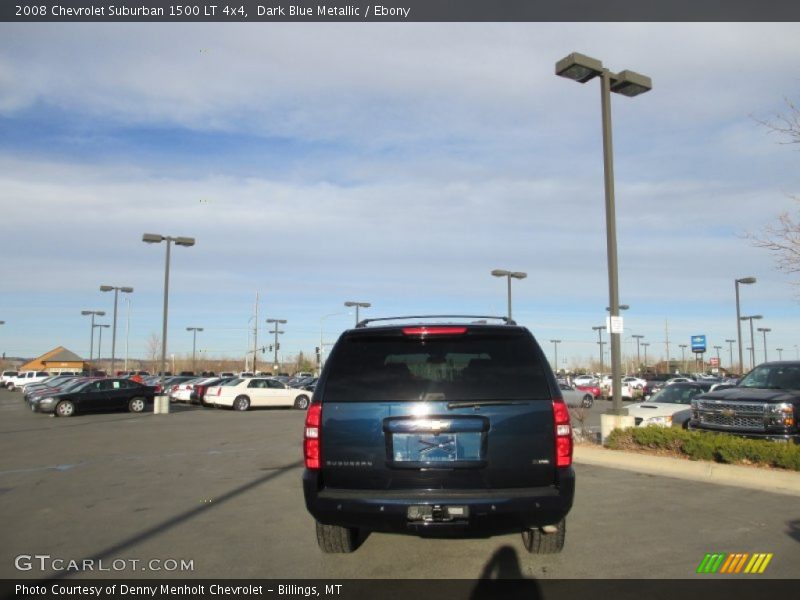 Dark Blue Metallic / Ebony 2008 Chevrolet Suburban 1500 LT 4x4