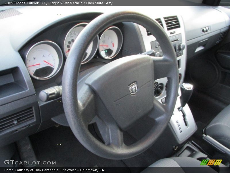 Bright Silver Metallic / Dark Slate Gray 2009 Dodge Caliber SXT