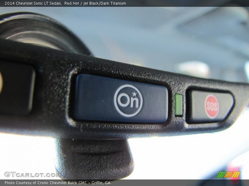Red Hot / Jet Black/Dark Titanium 2014 Chevrolet Sonic LT Sedan