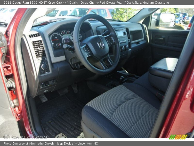 Deep Cherry Red Crystal Pearl / Dark Slate/Medium Graystone 2012 Dodge Ram 3500 HD ST Crew Cab 4x4 Dually
