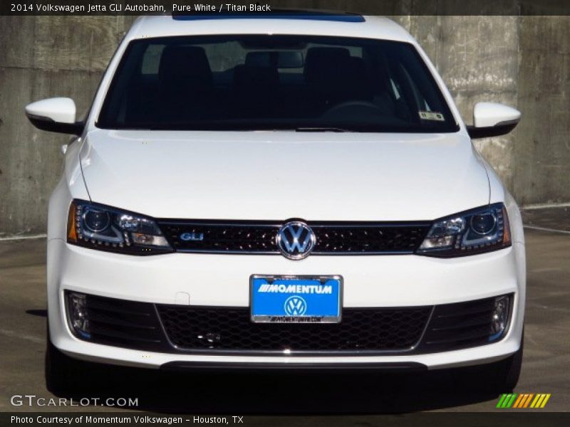 Pure White / Titan Black 2014 Volkswagen Jetta GLI Autobahn