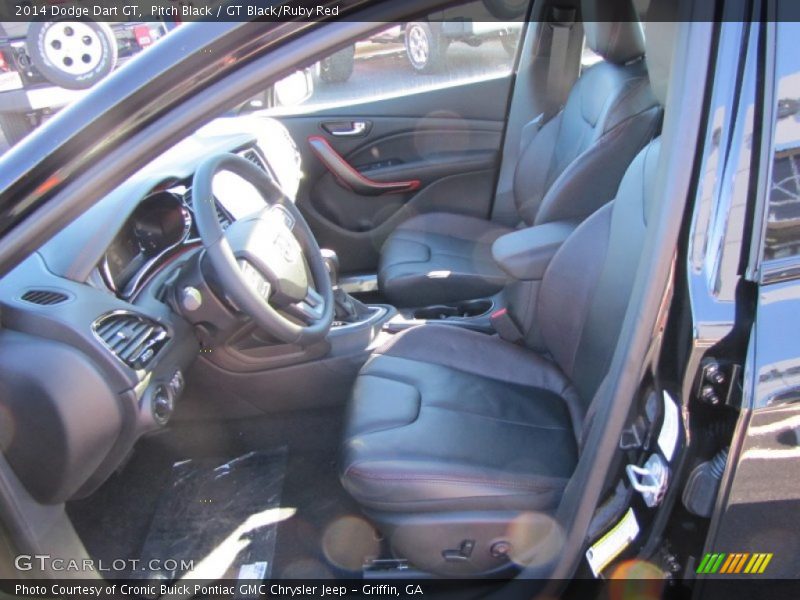 Front Seat of 2014 Dart GT