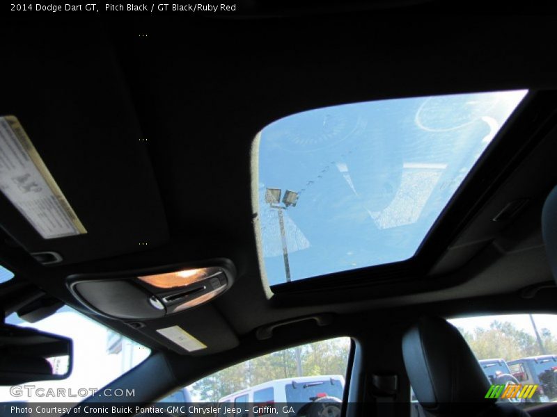 Pitch Black / GT Black/Ruby Red 2014 Dodge Dart GT