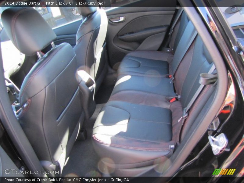Rear Seat of 2014 Dart GT