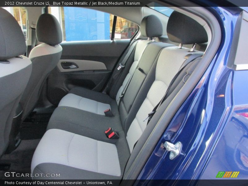 Blue Topaz Metallic / Jet Black/Medium Titanium 2012 Chevrolet Cruze LS
