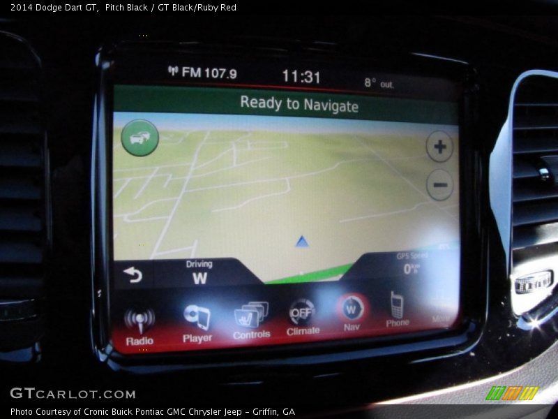 Pitch Black / GT Black/Ruby Red 2014 Dodge Dart GT