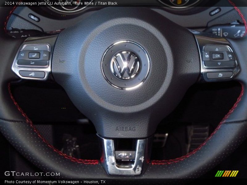 Pure White / Titan Black 2014 Volkswagen Jetta GLI Autobahn
