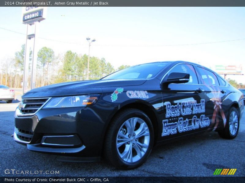 Ashen Gray Metallic / Jet Black 2014 Chevrolet Impala LT