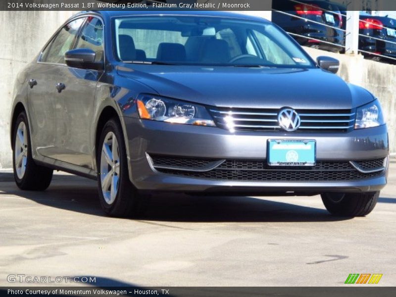 Platinum Gray Metallic / Moonrock 2014 Volkswagen Passat 1.8T Wolfsburg Edition