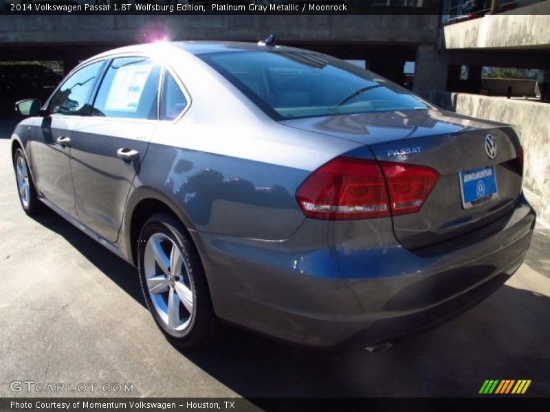 Platinum Gray Metallic / Moonrock 2014 Volkswagen Passat 1.8T Wolfsburg Edition