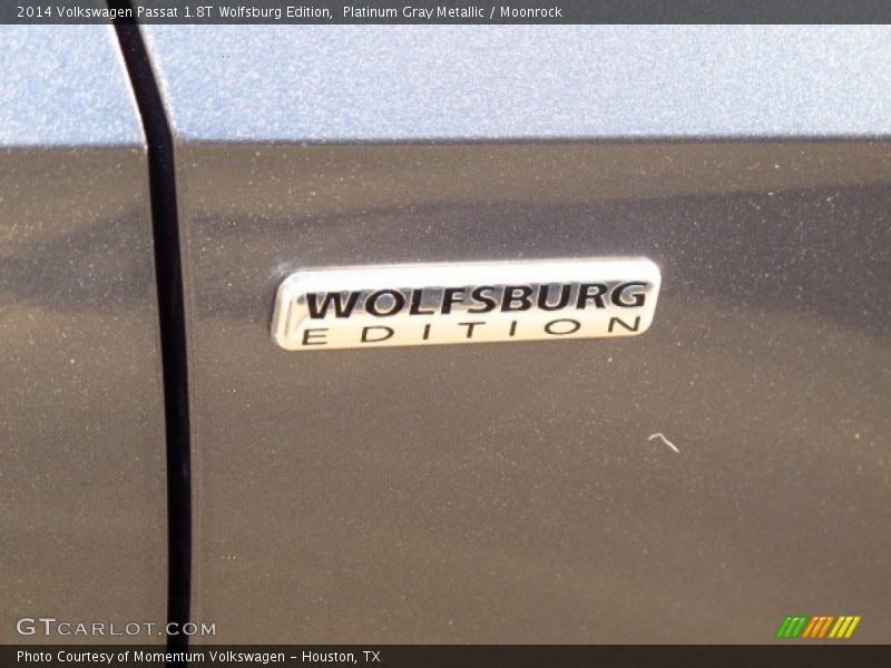 Platinum Gray Metallic / Moonrock 2014 Volkswagen Passat 1.8T Wolfsburg Edition