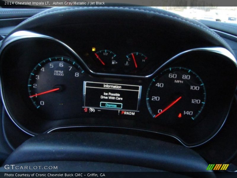 Ashen Gray Metallic / Jet Black 2014 Chevrolet Impala LT