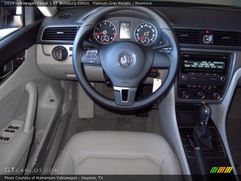 Platinum Gray Metallic / Moonrock 2014 Volkswagen Passat 1.8T Wolfsburg Edition