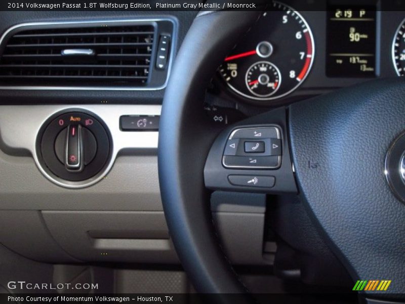 Platinum Gray Metallic / Moonrock 2014 Volkswagen Passat 1.8T Wolfsburg Edition