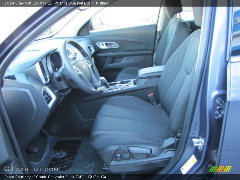 Atlantis Blue Metallic / Jet Black 2014 Chevrolet Equinox LS