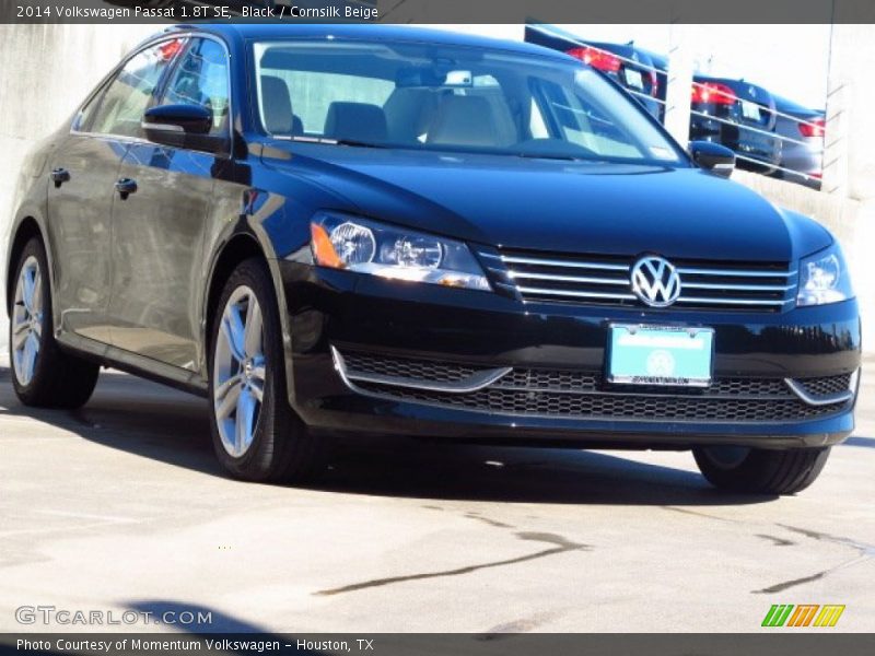 Black / Cornsilk Beige 2014 Volkswagen Passat 1.8T SE