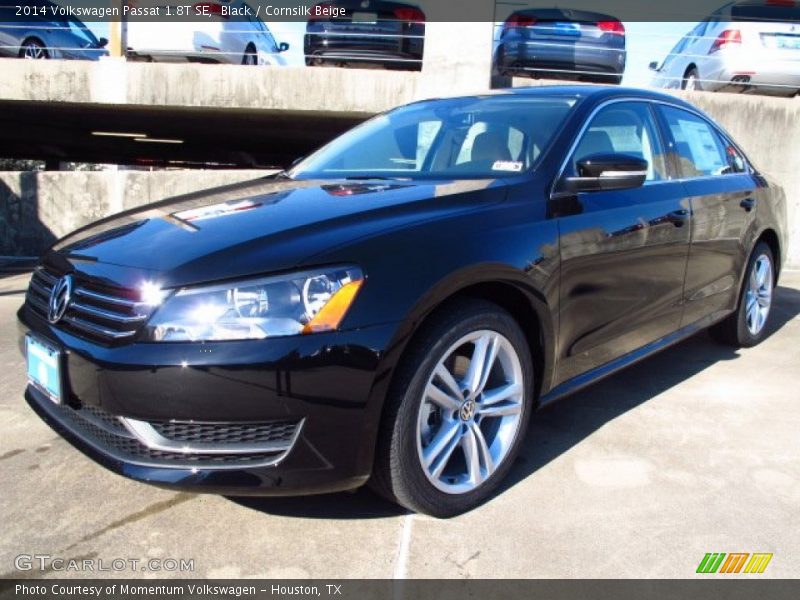 Black / Cornsilk Beige 2014 Volkswagen Passat 1.8T SE