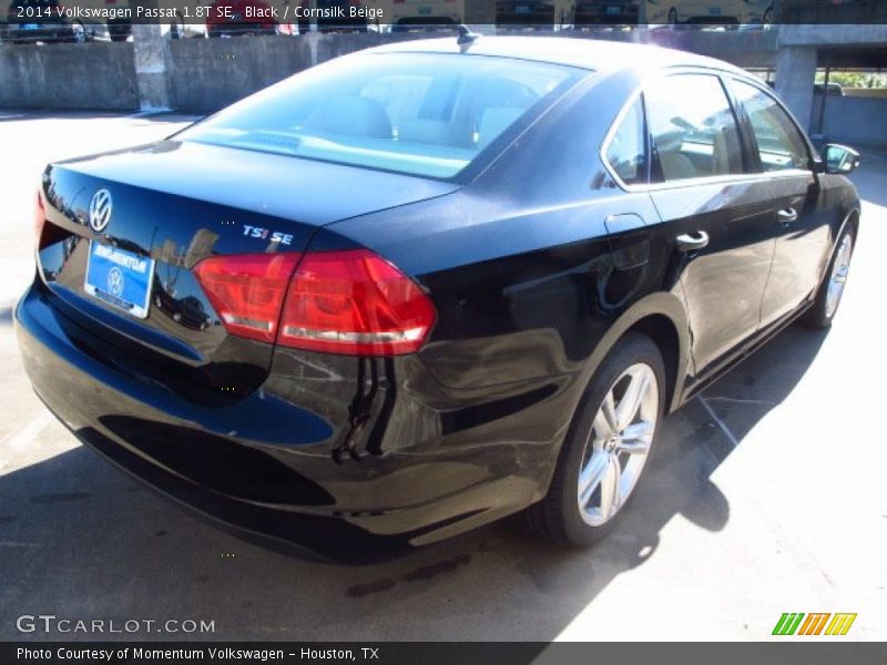 Black / Cornsilk Beige 2014 Volkswagen Passat 1.8T SE