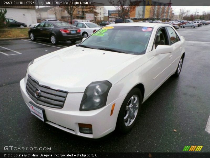 White Diamond / Light Neutral 2003 Cadillac CTS Sedan