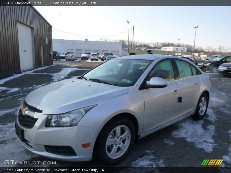 Silver Ice Metallic / Jet Black 2014 Chevrolet Cruze LT
