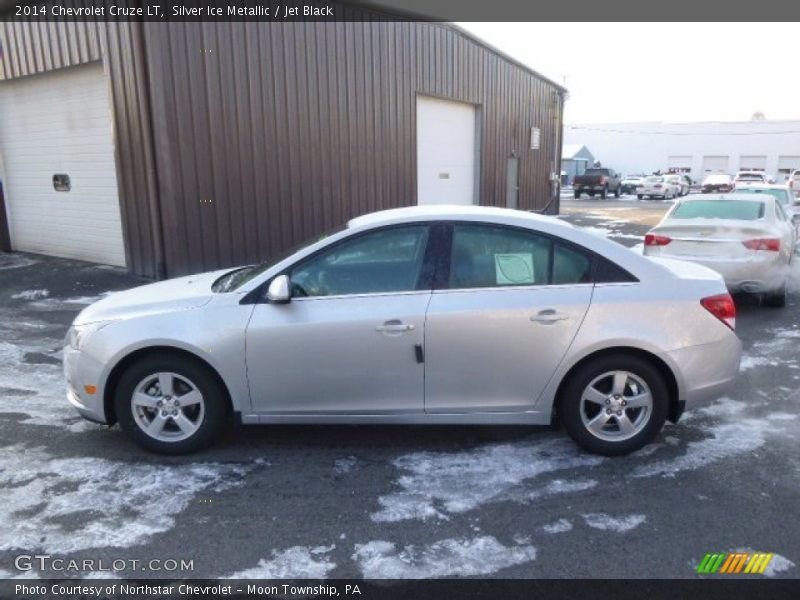 Silver Ice Metallic / Jet Black 2014 Chevrolet Cruze LT