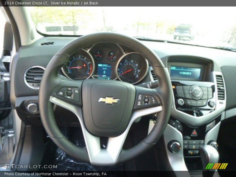 Silver Ice Metallic / Jet Black 2014 Chevrolet Cruze LT