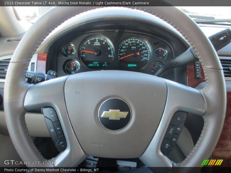Mocha Steel Metallic / Light Cashmere/Dark Cashmere 2013 Chevrolet Tahoe LT 4x4