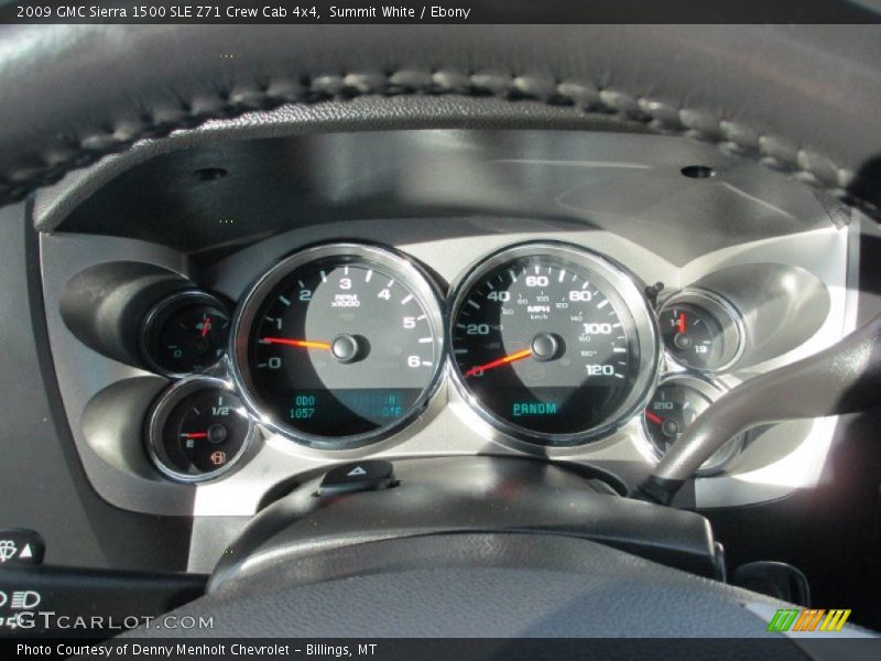 Summit White / Ebony 2009 GMC Sierra 1500 SLE Z71 Crew Cab 4x4