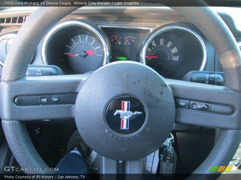Mineral Grey Metallic / Light Graphite 2005 Ford Mustang V6 Deluxe Coupe