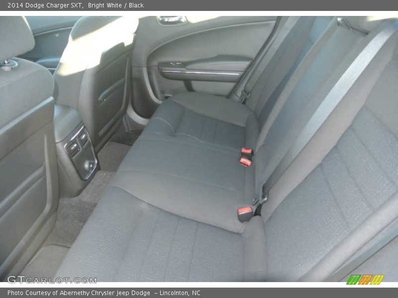 Bright White / Black 2014 Dodge Charger SXT