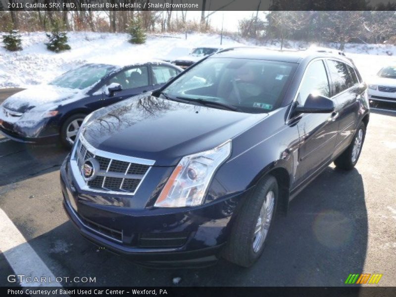 Imperial Blue Metallic / Shale/Brownstone 2011 Cadillac SRX FWD