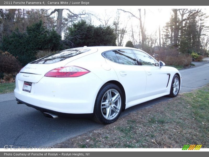 Carrara White / Luxor Beige 2011 Porsche Panamera 4
