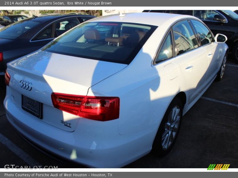 Ibis White / Nougat Brown 2014 Audi A6 3.0T quattro Sedan