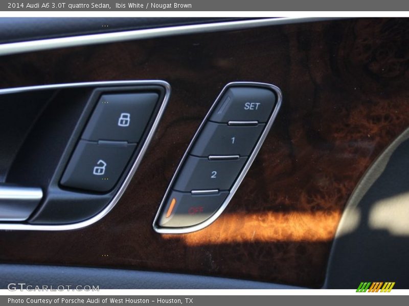 Ibis White / Nougat Brown 2014 Audi A6 3.0T quattro Sedan
