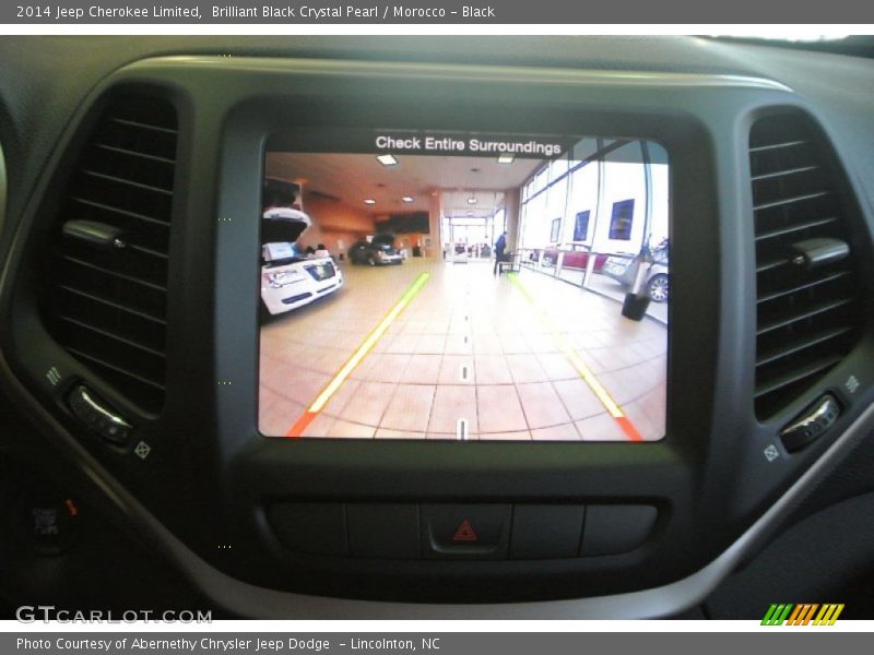 Brilliant Black Crystal Pearl / Morocco - Black 2014 Jeep Cherokee Limited