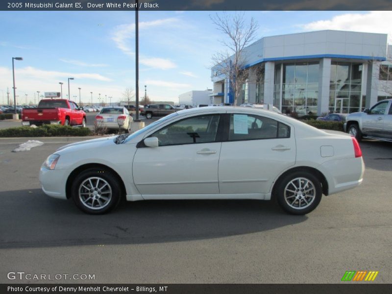 Dover White Pearl / Black 2005 Mitsubishi Galant ES