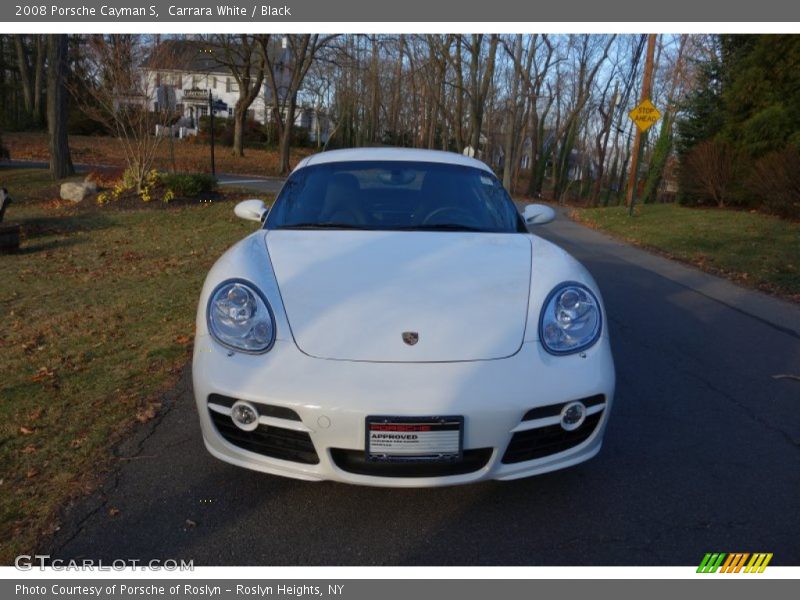 Carrara White / Black 2008 Porsche Cayman S