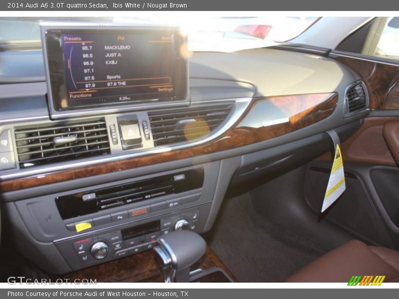 Ibis White / Nougat Brown 2014 Audi A6 3.0T quattro Sedan