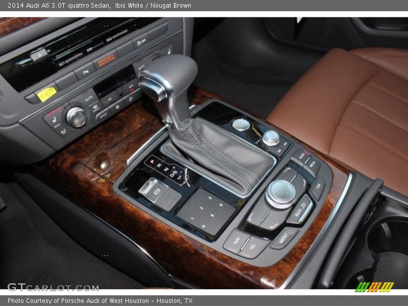 Ibis White / Nougat Brown 2014 Audi A6 3.0T quattro Sedan