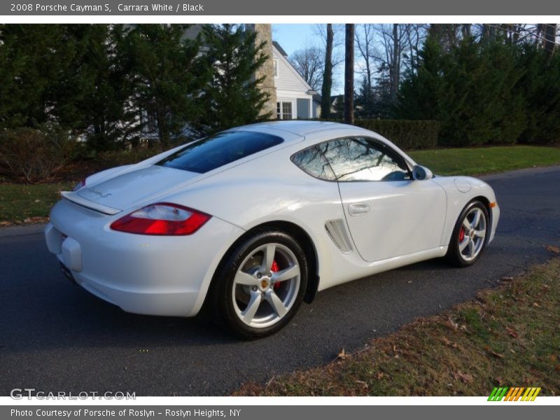 Carrara White / Black 2008 Porsche Cayman S